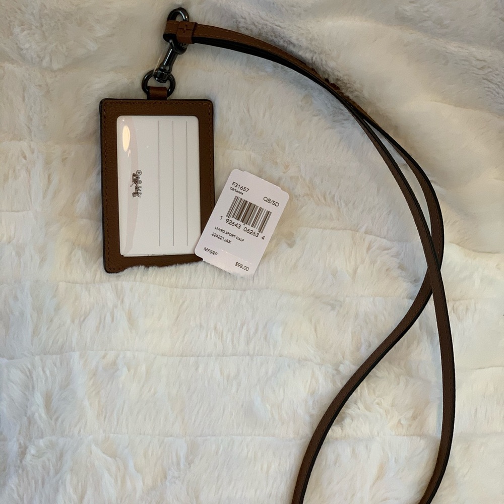Authentic Coach Lanyard NWT